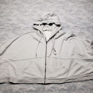 Lululemon Light Gray Zip-Up Hoodie Size 6